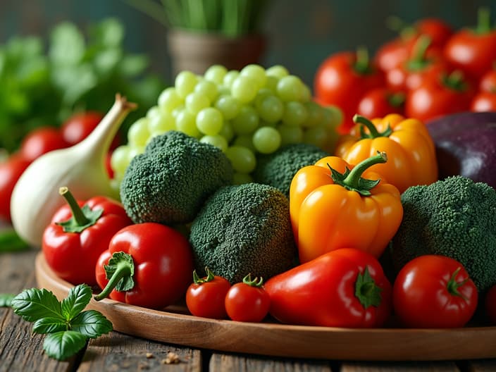 Anti-aging vegetables, including those rich in vitamins, fiber, and antioxidants