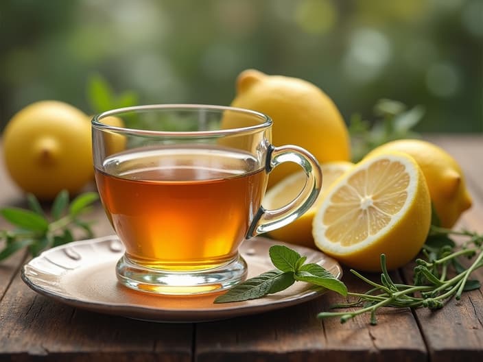 Anxiety-reducing foods, such as chamomile tea, lemon balm, and magnesium-rich foods