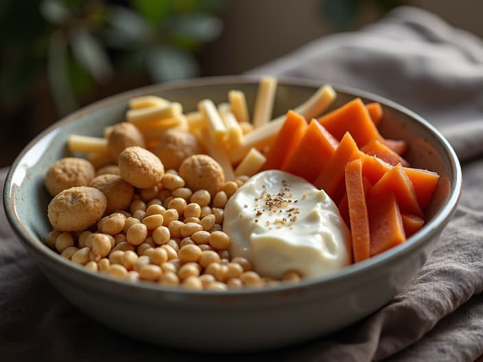 Bedtime snacks that promote sleep, such as whole grains, dairy, and melatonin-rich foods