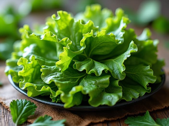 Benefits of leafy green salads for seniors, including fiber, vitamins, and minerals