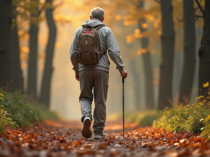 Benefits of walking for digestion, including improved blood flow and relaxation