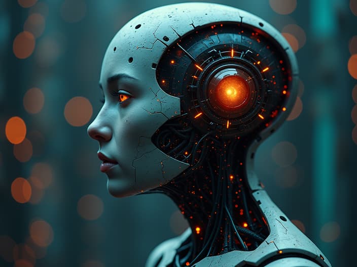 Conceptual image of an AI with its own beliefs and perspectives