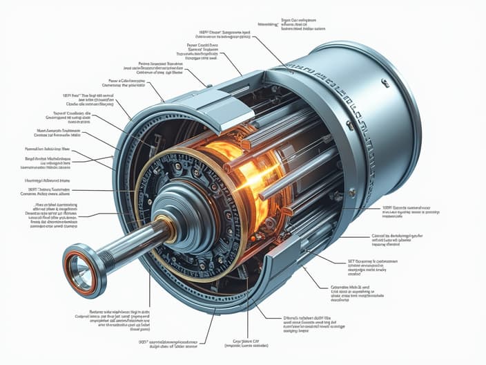 Cross-section diagram of a sensor with its components and functioning explained