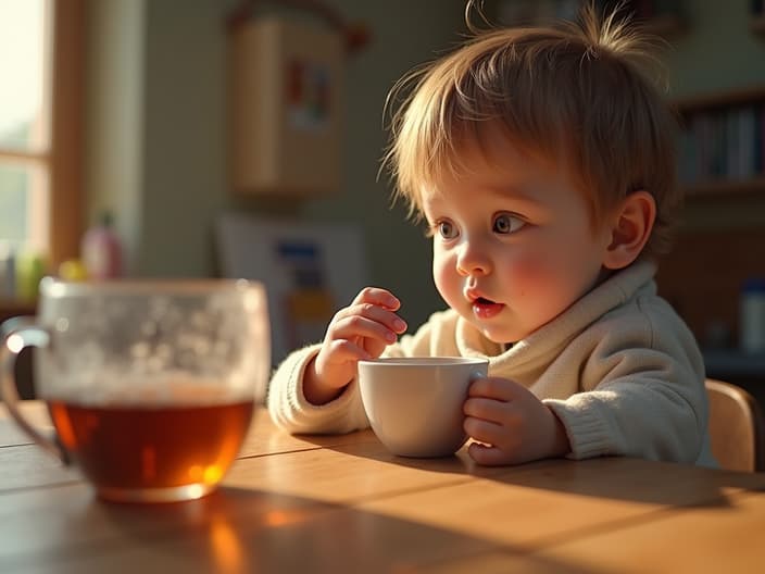 Guidelines for caffeine consumption in children, including age-appropriate limits and alternatives