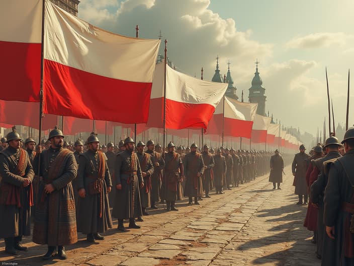 Polish history timeline with key events and dates