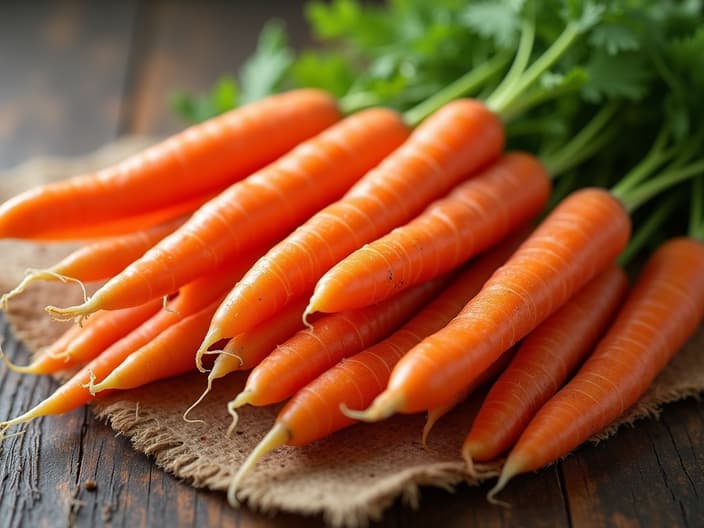 Spring dishes featuring young carrots, fresh and vibrant