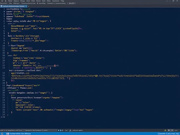 Studio photo of a Windows PowerShell script editor with sample automation code