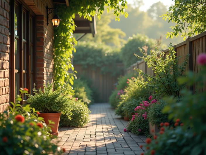 Winterizing garden plants, indoor and outdoor techniques, outdoor setting with studio lighting